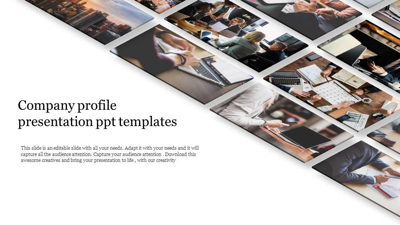 Enrich your Company Profile Presentation PPT Templates 